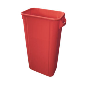 Lixeira reciclável de plástico 50 Litros vermelha