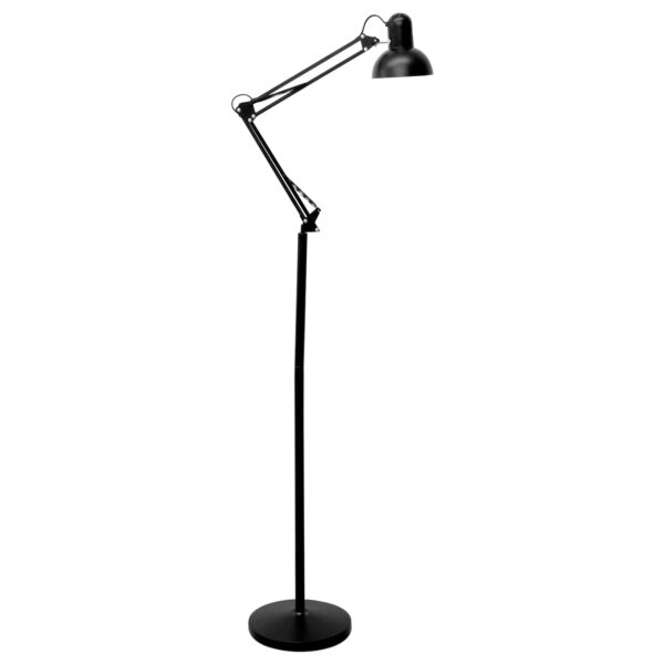 Luminária Chão Pedestal Articulada Tipo Coluna