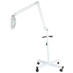 Lupa Luminária Led Tripé Branca Aumento 5x – 220v
