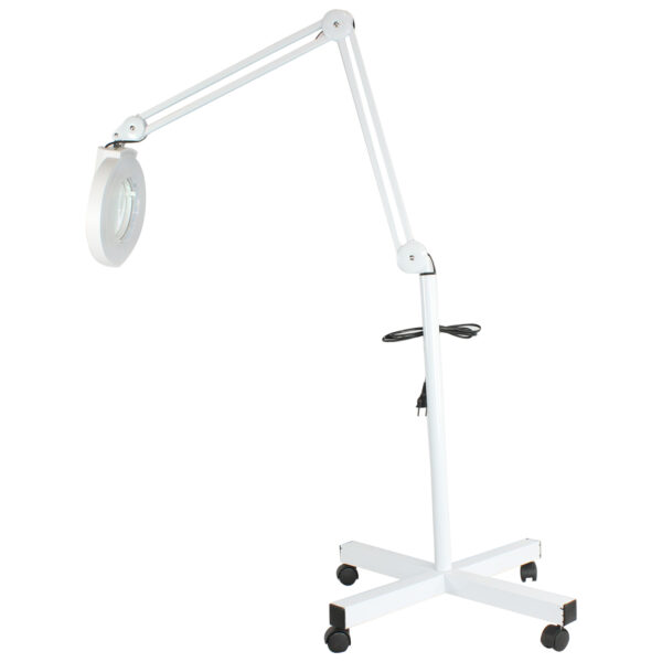 Lupa Luminária Led Tripé Branca Aumento 5x – 220v
