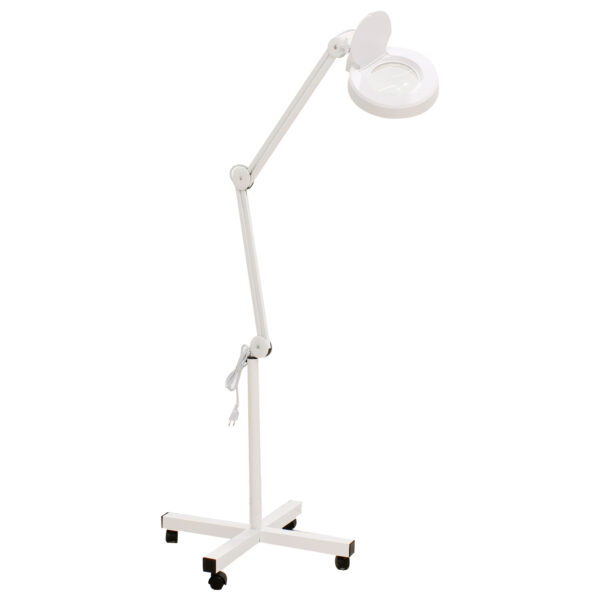 Lupa Luminária Led Tripé Branca Aumento 5x