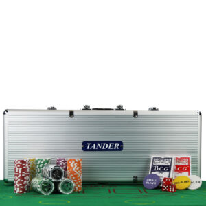 Maleta Poker 500 Fichas Holográficas Brilhantes – TMP500F