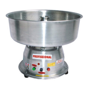Máquina de Algodão Doce Clean Profissional 60 Hz Alumínio Natural