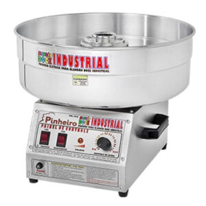 Máquina de Algodão Doce Industrial Bivolt Automática 1400W