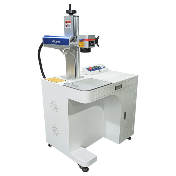 Máquina de Gravação Laser Metais Fiber de Bancada 20w