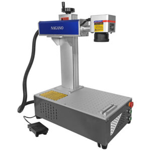 Máquina de Gravação Laser Metais Fiber Mini 20w Portátil