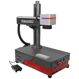Máquina de Gravação Laser Metais Fiber Mini 30w Portátil