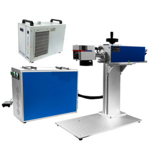 Máquina de Gravação Laser Metais UV Mini 5w com Entrada Eixo Rotativo
