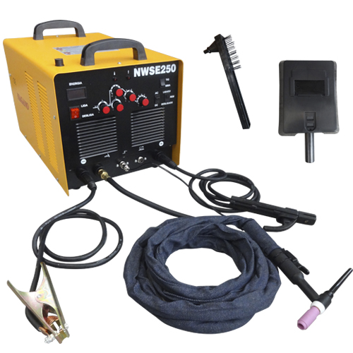 Máquina De Solda Tig 250 Ampéres Inversora Ac/dc Alumínio Em Tig – Nwse250