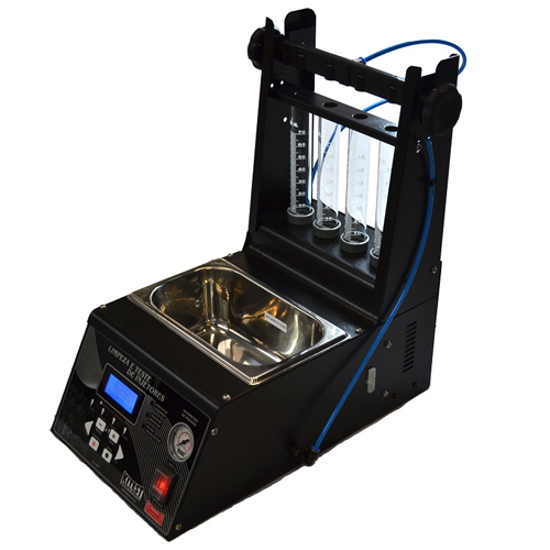 Máquina de Teste e Limpeza de Injetores Completa, Cuba 3L e Visor de cristal líquido (4 linhas) – KA-080