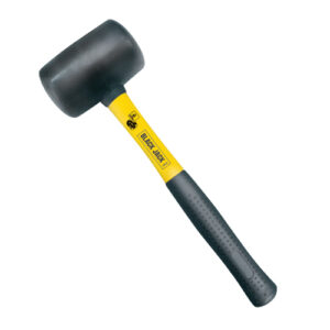 Martelo de Borracha Cabo de Fibra de Vidro 60 mm 16oz/450g