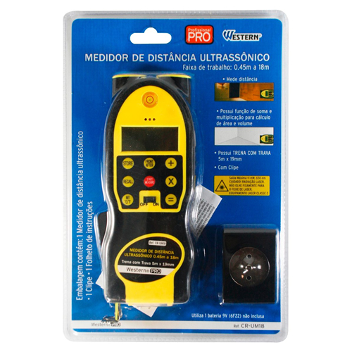 Medidor de Distância Ultrassônico, 18m – CR-UM18