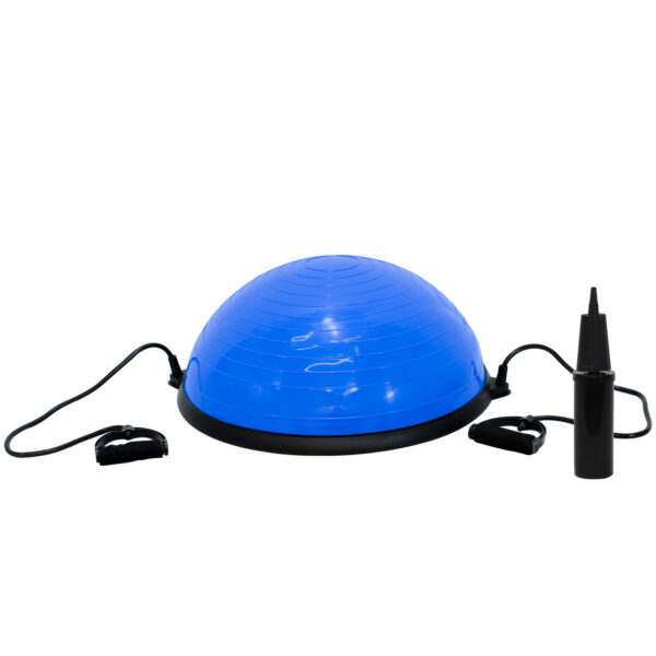 Meia Bola Suiça 58cm com Bomba Ginástica Step