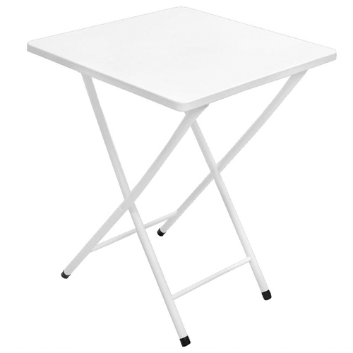 Mesa de Aço Quadrada Branco