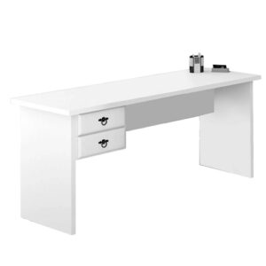 Mesa Monet 1 Metro e 60 Centímetros Branco Acetinado