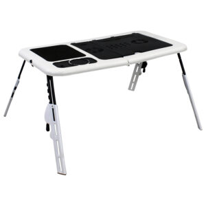 Mesa Portátil para Notebook Dobrável Suporte Base para Mouse e Copo com Cooler -TMN01