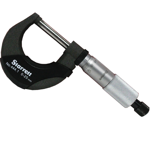 Micrômetro Externo, Com Isolador no Arco – 0-25 x 0,01 mm