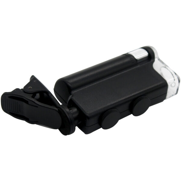 Microscópio Portátil Celular Lupa Zoom 800x Luz UV e Branca