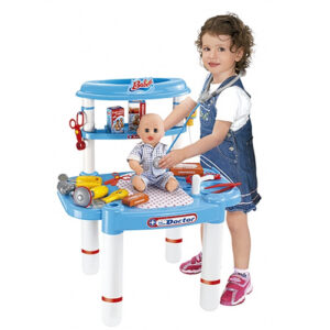 Minha Mesa Bancada de Médico Maleta com Kit Infantil – 489300