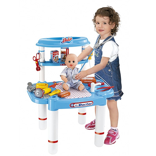 Minha Mesa Bancada de Médico Maleta com Kit Infantil – 489300