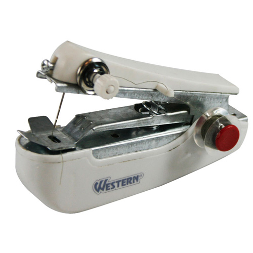 Mini Máquina de Costura Portátil Manual Pequenos Reparos Tecidos – 4189