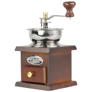 Moedor de Café Manual de Grãos em Madeira até 50g – TMC50R