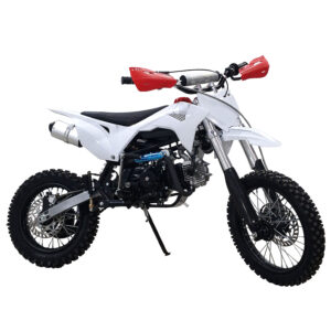 Mini Moto Cross a Gasolina Vermelha 110cc 4 tempos Freio a Disco