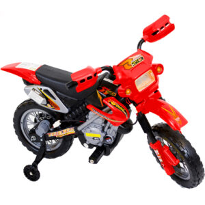 Mini Moto para Crianças, Elétrica, Cross – 6v – Vermelha – Bel Fix