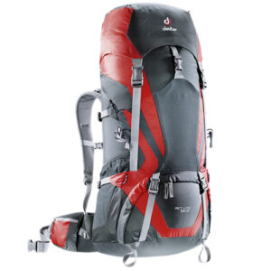 Mochila ACT Lite 65 + 10 Litros Cinza e Vermelho