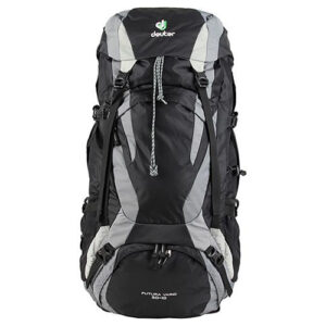 Mochila Futura Vario 50 + 10 Litros com Capa de Chuva Preto