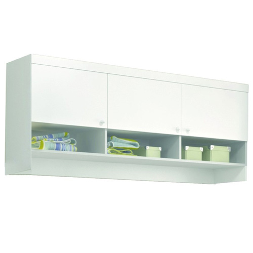 Módulo Aéreo Eloísa, Branco, MDF, 3 Portas – 5514