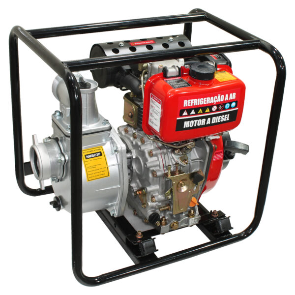 Motobomba a Diesel 7Hp 3 Pol Auto Escorvante Partida Manual