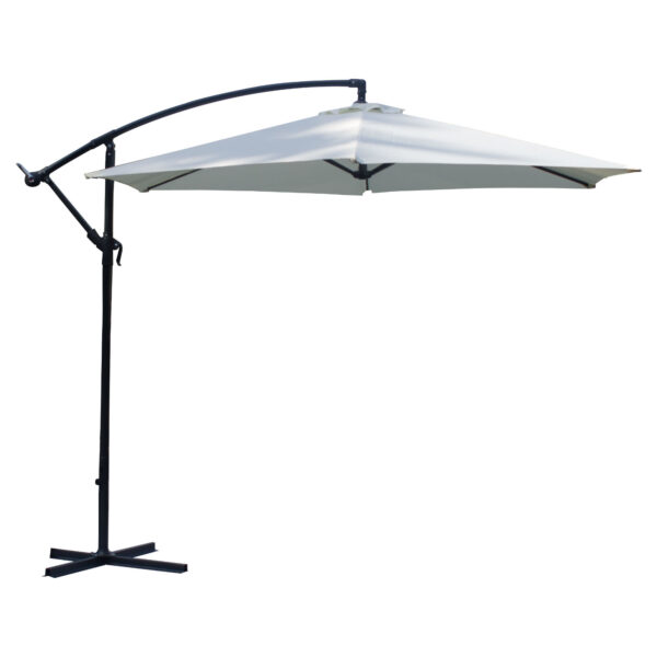 Ombrelone guarda sol de praia sombreiro Creme 3 Metros Diâmetro – THOC3D