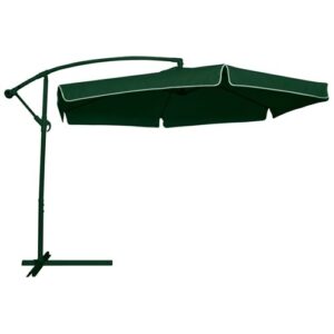 Ombrelone Suspenso 3m x 2,5m Verde