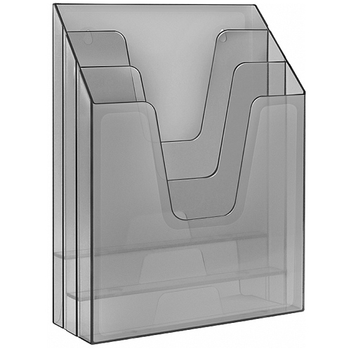 Organizador de Escritório Vertical Fumê