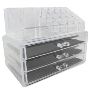 Organizador para Maquiagem acrílico 3 Gavetas – THOM30