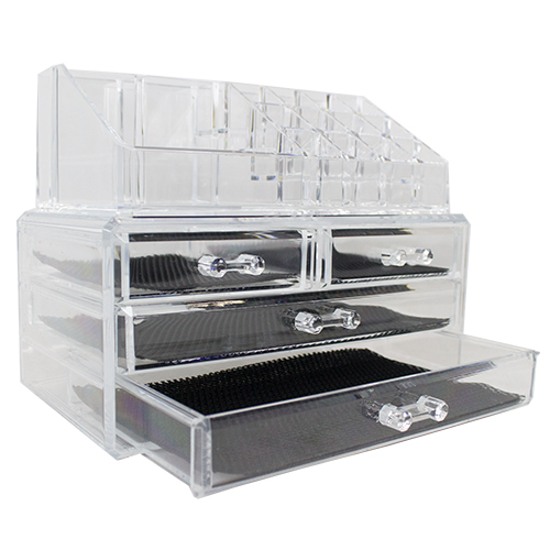 Organizador para Maquiagem acrílico 4 Gavetas – THOM40