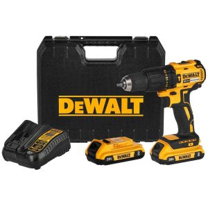 Parafusadeira Furadeira de Impacto Brushless 1/2” Pol. 20V Li-Ion com 2 Baterias, Carregador Bivolt e Maleta – Profissional DEWALT-DCD7781D2-BR
