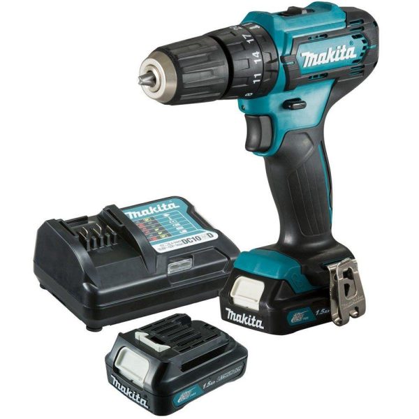 Parafusadeira/Furadeira de Impacto a Bateria 12V Li-Ion com Carregador e 2 Baterias MAKITA-HP333DWYX3-P