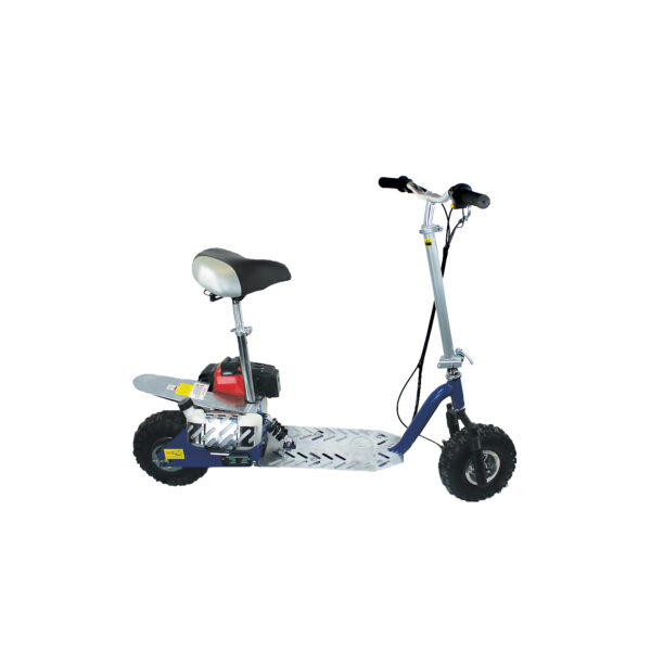 Patinete Scooter Motorizado Motor 2 Tempos 50cc – tp182tr – Freio a Disco – 4 pol – Azul