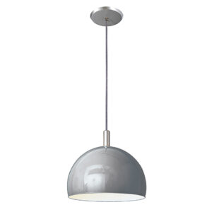 Pendente 4001 1 Lâmpada G10 Cinza