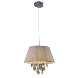 Pendente New Diamond 40cm Startec Cristais Branco