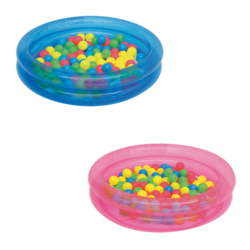 Piscina de Bolinhas 2 Anéis 73 Litros 91cm x 20cm 50 Bolinhas – 51085