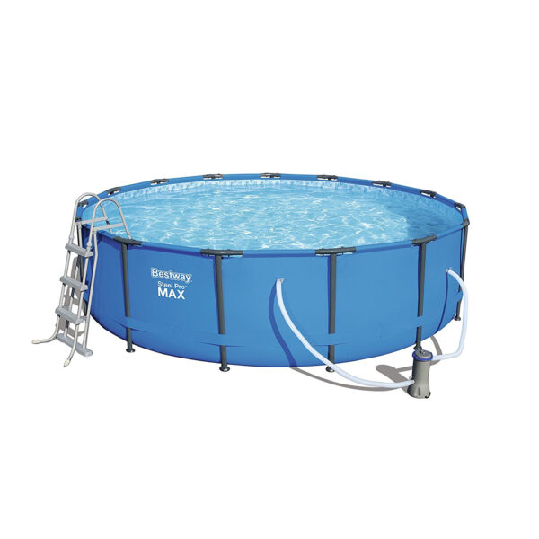 Piscina Estruturada 14.970l Circular 4.57m x 1,07m + Filtro 3.028 L/H