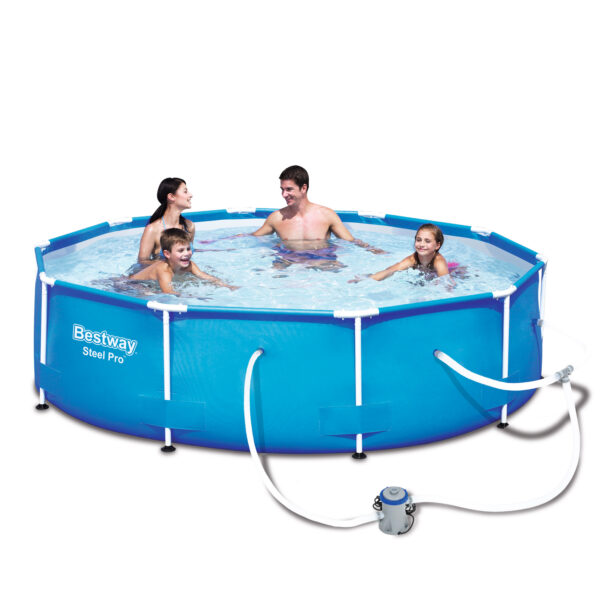 Piscina Estruturada 4.678 Litros Steel Pro com Filtro 110v – 56407