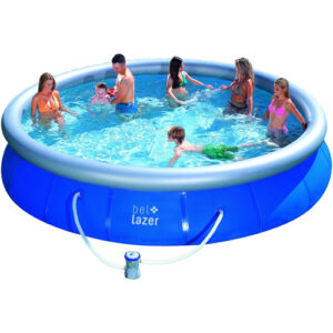 Piscina Inflável 11000L com Filtro – 2000L/HR com Cobertura