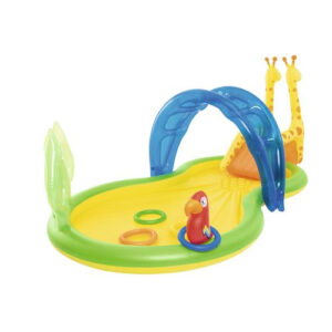 Piscina Interativa 201L Zoológico 3,38m x 1,67m x 1,29m com 3 Aros