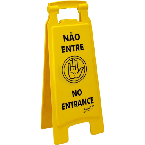 Placa sinalizadora Não Entre – PL2001