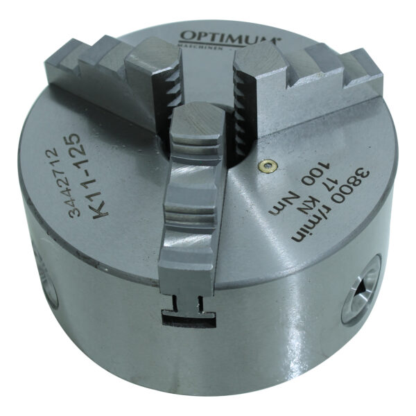 Placa de 3 Castanhas 125mm para Torno Mecânico com Furadeira fresadora De Bancada Elétrico 250 Mm 220v – TTBAD250