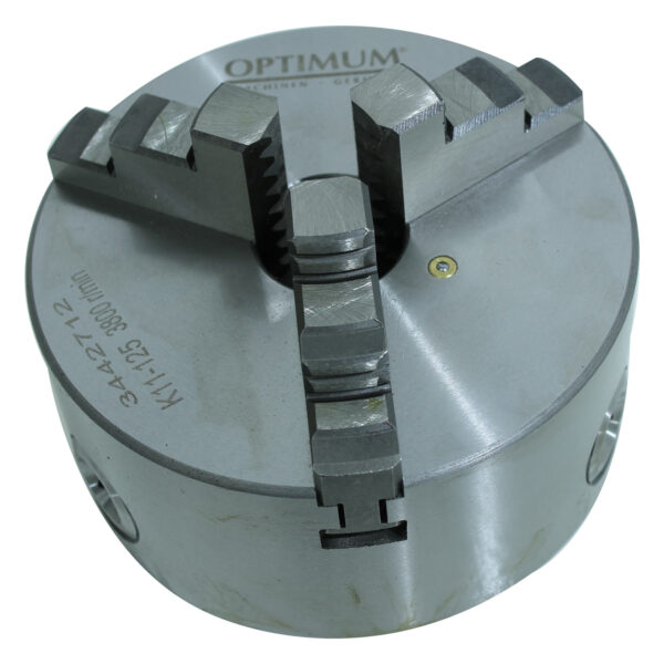 Placa de 3 Castanhas 125mm para Torno de Bancada Engrenado 500 mm 750w 220v 60hz Monofásico – TTBE250